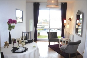 Les Résidentiels - Niort : Logement témoin - Côté salon